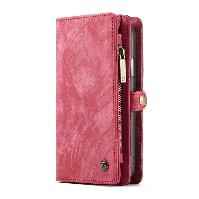 Purse Wristlet Phone case For Iphone 14 13 12 mini 11 Pro Max x Xr Xs Max 6 s 7 8 Plus Se 2020 Apple Luxury Leather Wallet Cover