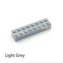 20pcs DIY Building Blocks Thick 2x8 Dots Educational Creative Toys for Children Figures Plastic Bricks Size Compatible With 3007