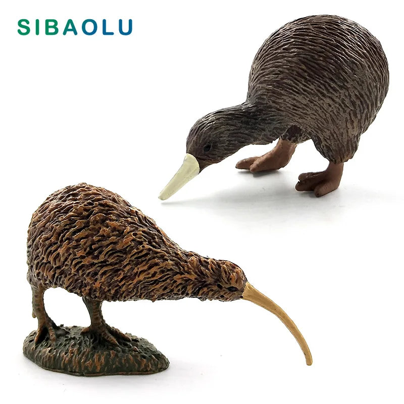 Mini Simulation Small kiwi bird figurine animal Model Bonsai home decor miniature fairy garden decoration accessories figure toy