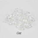 60/70PCS 8/10mm Crystal Tear Drop Shape Beads for Jewelry Making Waterdrop AB Glass Beads Loose Jewellery Beads DIY Bracelets