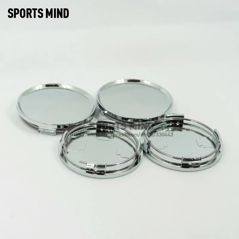 4PCS/lot 63MM Plastic No Logo Wheel Hub Cover Auto Car Wheel Center Hub Cap Stylish Hard Wearing Replacement Dust Cover