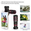 Aokin Mobile Phone Lens Universal Clip 18X 20X Zoom Cellphone Telescope Lens Telephoto Smartphone Camera Lens For iPhone Xiaomi