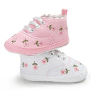 2019 Baby Shoes Baby Infant Kid Girl Embroidery Flower Soft Sole Crib Toddler Summer Princess First Walkers Causal Shoes 0-18M