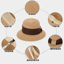 New Arrival Sun Beach Hat Female Summer Sun Cap Foldable Travel Straw Hat Students Travel Folding Hat Girls Travel Hat B-7842