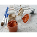 CHENISTORY Christmas Snow Landscape DIY Painting By Numbers Kits Drawing Painting By Numbers Unique Christmas Gift For Children