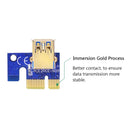 CHIPAL Golden VER009S PCI-E Riser Card 009S PCI Express PCIE 1X 16X Extender Converter 100CM 60CM USB 3.0 Cable 6Pin Power Cord