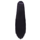 L-email wig Long Purple Cosplay Wigs 100cm Straight Ririchiyo Shirakiin Cosplay Wig with Bangs Heat Resistant Synthetic Hair