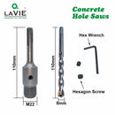 LAVIE 1 set SDS PLUS 68mm Concrete Hole Saw Electric Hollow Core Drill Bit Shank 110mm Cement Stone Wall Air Conditioner Alloy