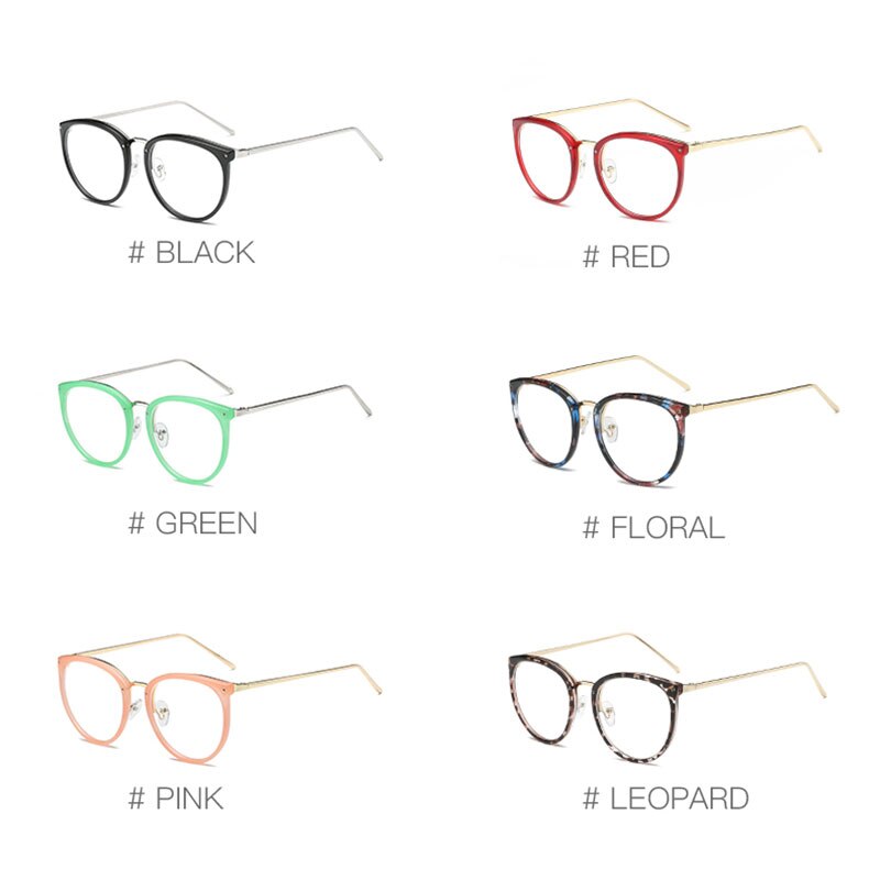 Fashion Optical Eyeglasses Frame myopia Full Rim Metal Women Spectacles Eye glasses Oculos de Grau Eyewear Prescription Eyewear