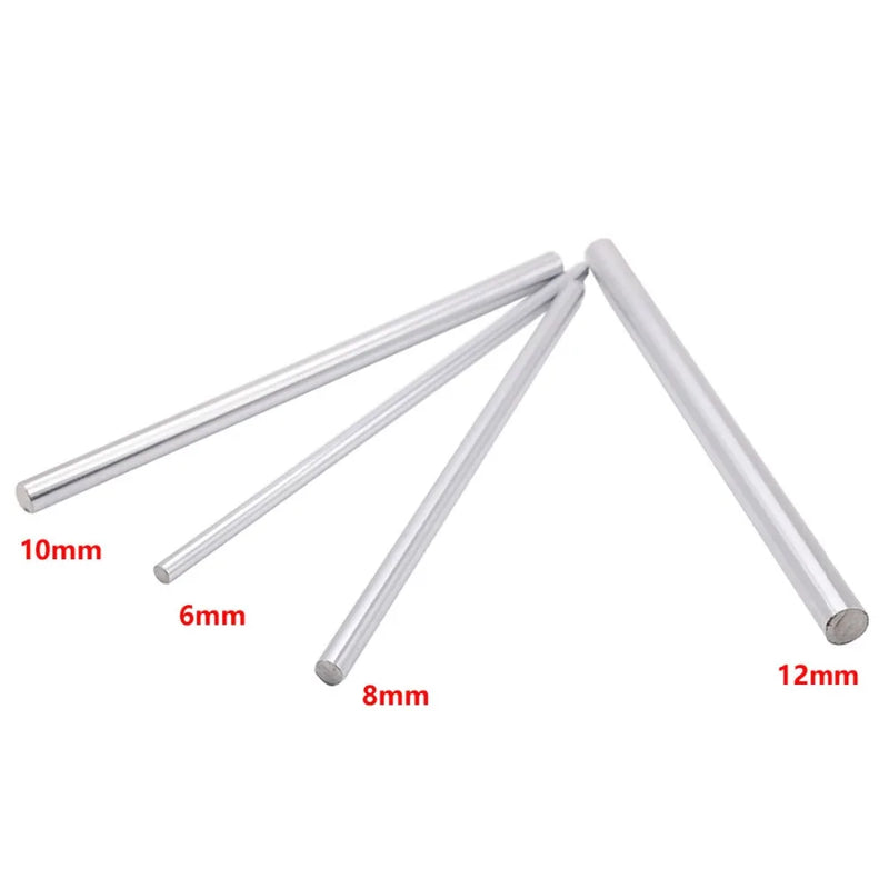 1PC 6mm 8mm 10mm 12mm 16mm OD Linear Shaft Length 100-800mm Cylinder Liner Rail for 3D Printer Axis CNC Parts