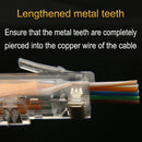 xintylink rj45 connector cat6 ethernet cable plug cat5e rg45 network utp RG RJ 45 cat 6 unshielded cat5 jack modular keystone