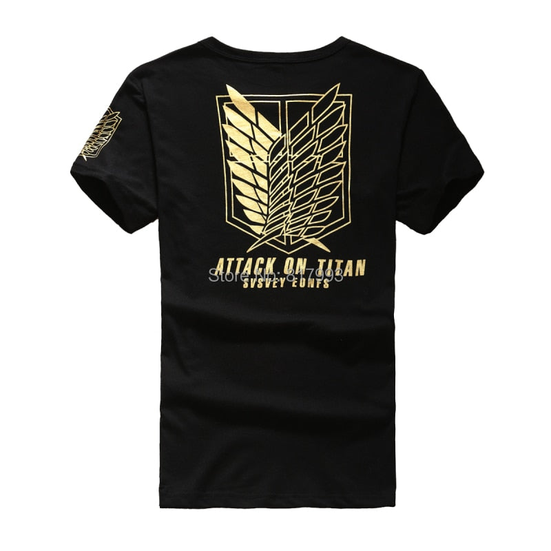 Attack On Titan t shirt mens streetwear t-shirt anime cosplay clothes boys summer tshirt summer Tops Tees