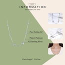 11.11 Sales 925 Sterling Silver Sparkling Moon and Star Exquisite Pendant Necklaces for Women 925 Silver Jewelry Gift SCN272