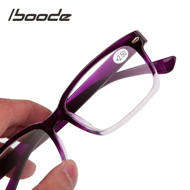 iboode Ultra Light Reading Glasses Men Women Eyeglasses Unisex Presbyopia Eyewear With 1.0 1.5 2.0 2.5 3.0 3.5 4.0 Diopter