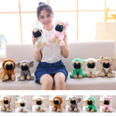 Stuffed Simulation Dogs Plush Sharpei Pug Lovely Puppy Pet Toy Plush Animal baby Toy Children Kids Birthday Christmas Gifts