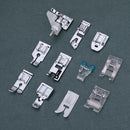 1-52pcs Domestic Sewing Machine Accessories Braiding Stitch Darning Presser Foot Feet Kit Sewing Box For Brother Singer Janom