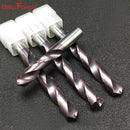 Drillforce 1PC Dia. 1.0-9.0mm HRC65 Solid Carbide Drill Bits Twist Drill Bit For Hardened Alloy Tool Stainless Steel