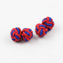 Mens Cuff Links Fashion Men's Shirt Cufflinks Trade Mixed Two Colors DIY Braided Wire Buckle Cuff Link