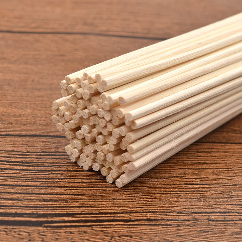 100PCS 3mm Rattan Reed Diffuser Replacement Stick DIY Handmade Refill Rattan Sticks Aromatic Sticks Home Decoration