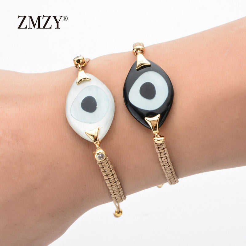 ZMZY Turkish Evil Eye Female Bracelet Women Bracelets Jewelry Charm Friendship Bracelets Boho Style Women Accessories