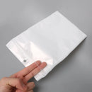 Hot Sale 50/100Pcs Round Hanging Hole White / Clear OPP Plastic Poly Bags Multi Option Packing Poly Bag Self Seal Zipper Plastic
