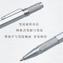 WANCHER Ballpoint Pen Original Hexagon Brass Metal Rotary Black 0.5mm Refill Replaceable W1558 Office School Stationery