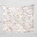 Marble Print Tapestry Pink and Golden Nordic Wall Hanging Tenture Mural Modern Dorm Room Decor Geometric Yoga Carpet Blanket