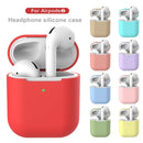 Soft Silicone Shockproof Cover Case for Apple AirPods 2nd Generation Earphone Capa Headphone Coque for Airpods Shell Accessories