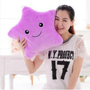 2018  Colorful Body Pillow Star Glow LED Luminous Light Pillow Cushion Soft Relax Gift