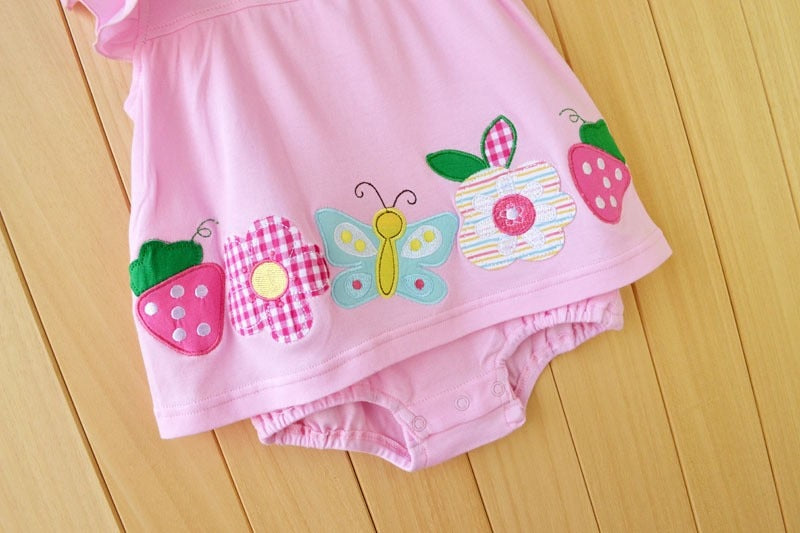 2023 Baby Rompers Summer Baby Girls Clothing Sets Cute Newborn Baby Clothes Toddler Baby Girl Clothes Roupa Infant Jumpsuits