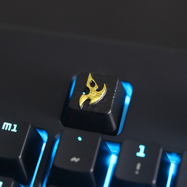 Keycap Customized embossed zinc alloy keycap for game mechanical keyboard, high-end unique DIY for C