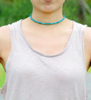 2023 Simple 4MM Natural Stone Women Chokers Collar Necklace Steampunk Classic Bohemia Jewelry Femme Dropship