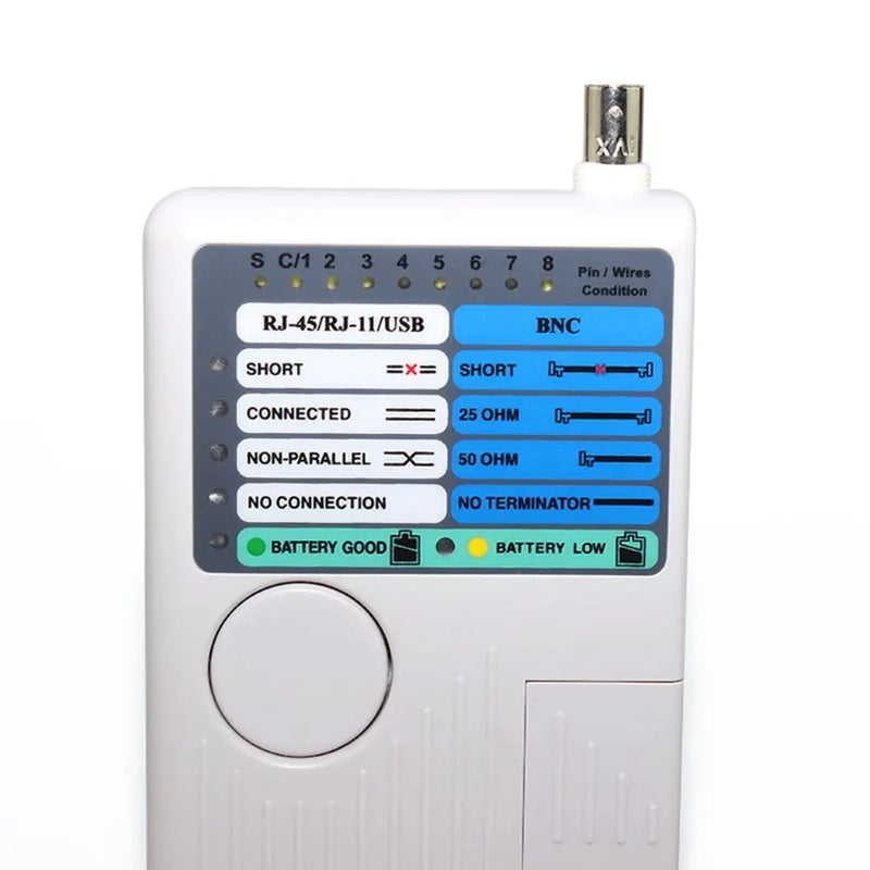 Professional Multi Function 4 In 1 Network Cable Tester RJ45/RJ11/USB/BNC LAN Cable Cat5 Cat6 Wire Tester