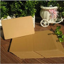 10pcs/pack DIY Blank Foldable Cards Hand Drawing Doodle Paper Cards Happy Birthday Card Greeting Cards