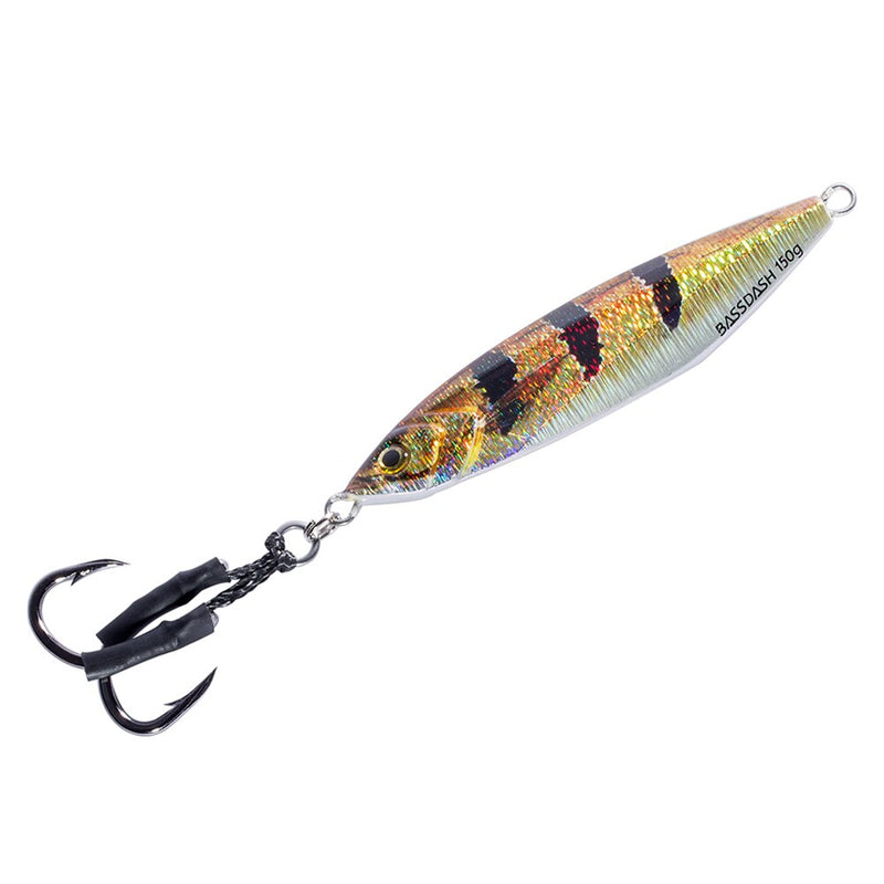 Bassdash Vertical Jigs Slow Jigging Lures Long Casting Jerkbaits 100/150/200 Grams, for Saltwater Freshwater Fishing 1 pcs