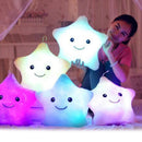 2018  Colorful Body Pillow Star Glow LED Luminous Light Pillow Cushion Soft Relax Gift