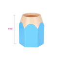 1pc New Mini Pencil Pot Holder Pen Storage Vase Stationery Gift Cup Makeup Brush Container Box Desk Organizer