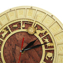 Venice Venezia Wood Clock Rustic Kichen Wall Watch Astrology Science Zodiac Wall Art Vintage Astronomical Constellations Clock