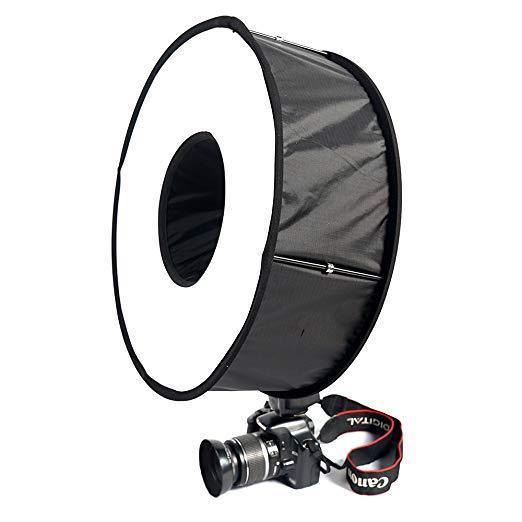 R-45 Professional Ring Speedlight  Softbox Round Style Flash Light Shoot Soft box Foldable Soft Flash Light Diffuser