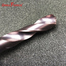 Drillforce 1PC Dia. 1.0-9.0mm HRC65 Solid Carbide Drill Bits Twist Drill Bit For Hardened Alloy Tool Stainless Steel