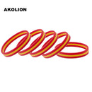 Spain Flag Silicone Women Men's Bracelets Sports Wrist Strap jewelry 1pcs FB-0001