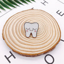 Cartoon Teeth Enamel Brooch Medical Organ Expressions Alloy Badge Denim Shirt Bag Pin Jewelry Accessories Gifts For Friends