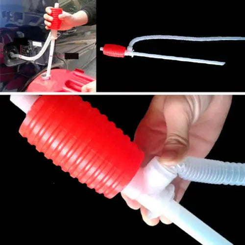 Car Truck Fuel Oil Gasoline Diesel Transfer Hand Pump Sucker Manual Siphon Suction Water Chemical Liquid Pump