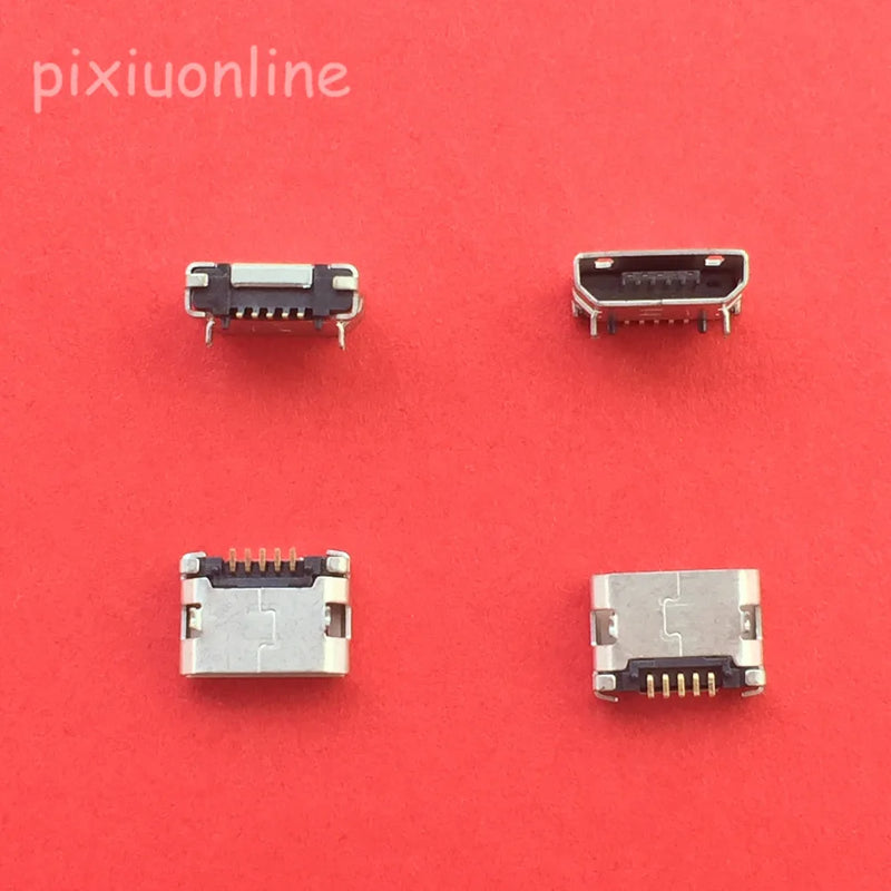 10pcs G19Y Micro USB 5pin Female Connector for Mobile Phone Micro USB Charging Socket Straight Mouth Sale at a Loss Russia