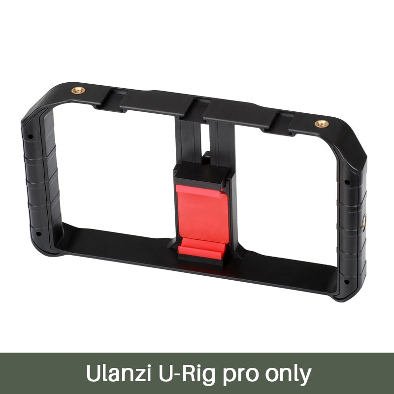 Ulanzi U Rig Pro Smartphone Video Rig With 3 Mounts Video Recording Cell Phone Stabilizer Filmmaking Case Filming Accessories