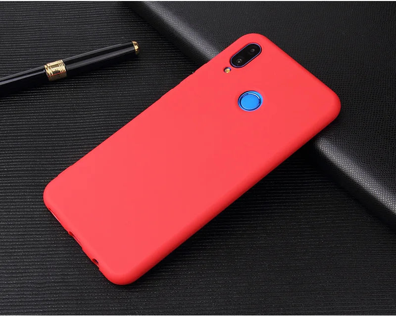 Matte Colorful Soft Silicone TPU Case For Huawei Nova 2i 2 Plus Nova 3 3i 3e Huawei P smart 2019 P10 P20 lite P30 Pro Cover case