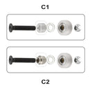 1Set Strong Solid V wheel Kit for Openbuilds V-Slot rail,OX CNC, solid wheel Linear Extrusion 3D Printer RepRap CNC