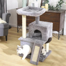 Domestic Delivery Cat House Luxury Cat Jumping Toy with Ladder Scratching Wood Climbing Tree Toys Cat Furniture
