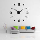 new sale diy wall clock brief quartz watch clocks acrylic mirror wall sticker home decoration living room still life stickers