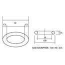 20PCS/lot Rubber Ring NBR Sealing O-Ring CS4mm OD22/24/25/28/30/32/34/35/38/40/42/45/48/50mm Nitrile O Ring Seal Gasket Rings-.-